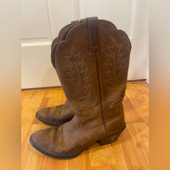 Ariat Heritage R Toe Women's Western Boot Size 7 - Picture 3 of 6